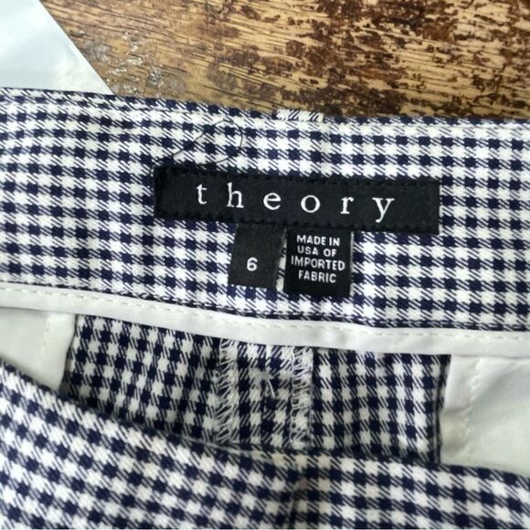 Theory Izelle Ponte Ankle Pants Black White
Benson Check Womens 6 - Picture 4 of 10